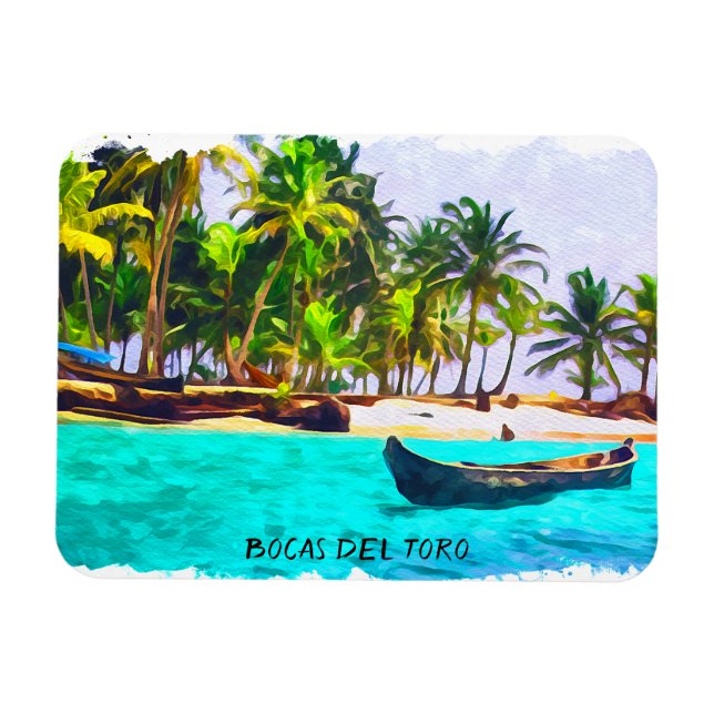 Magnet Flexible Bocas Tropical del Toro Panama (Horizontal)