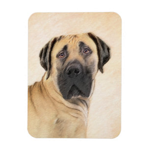 Magnet Flexible Boerboel Peinture - Cute Original Chien Art