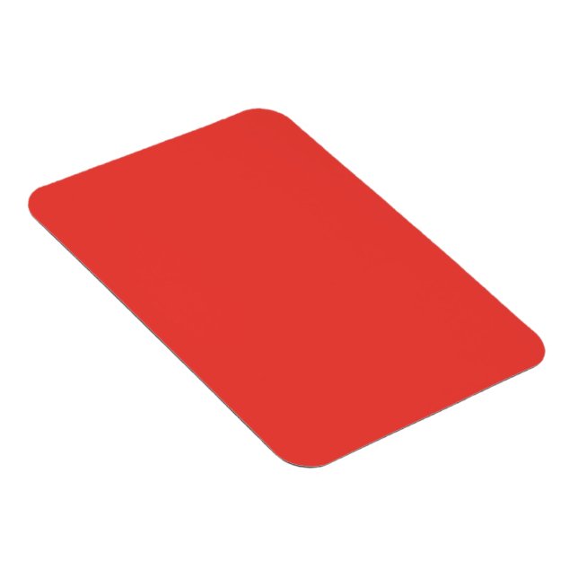 Magnet Flexible Bold Solid Red Background  (Côté Droit)