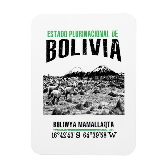 Magnet Flexible Bolivie (Vertical)