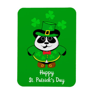 Magnet Flexible Bon Jour de la Saint Patrick animal mignon