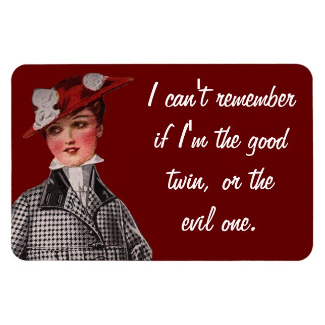 Magnet Flexible Bon ou mal Twin (Horizontal)