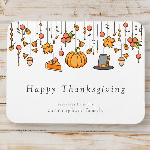 Magnet Flexible Bon thanksgiving Moderne Simple Chic