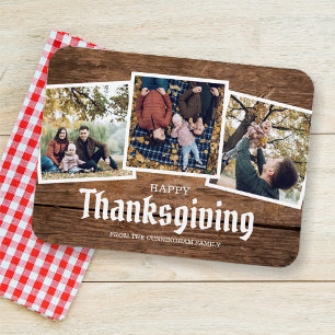 Magnet Flexible Bon thanksgiving Pays Rustique Famille Photo
