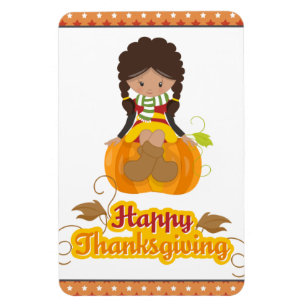 Magnet Flexible Bon thanksgiving pour filles
