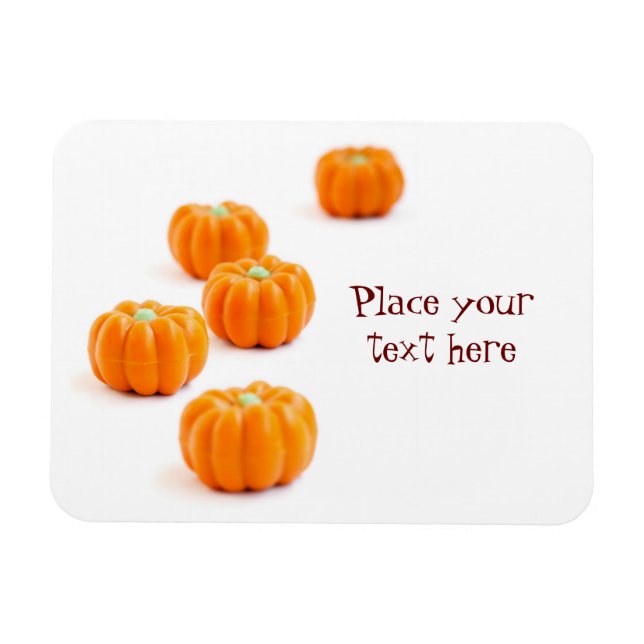 Magnet Flexible Bonbons citrouilles d'Halloween (Horizontal)