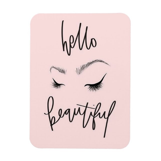 Magnet Flexible Bonjour belle (Vertical)