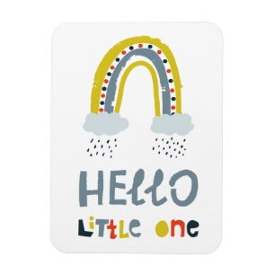 Magnet Flexible Bonjour Mon Petit Un Arc En Arc En Arc