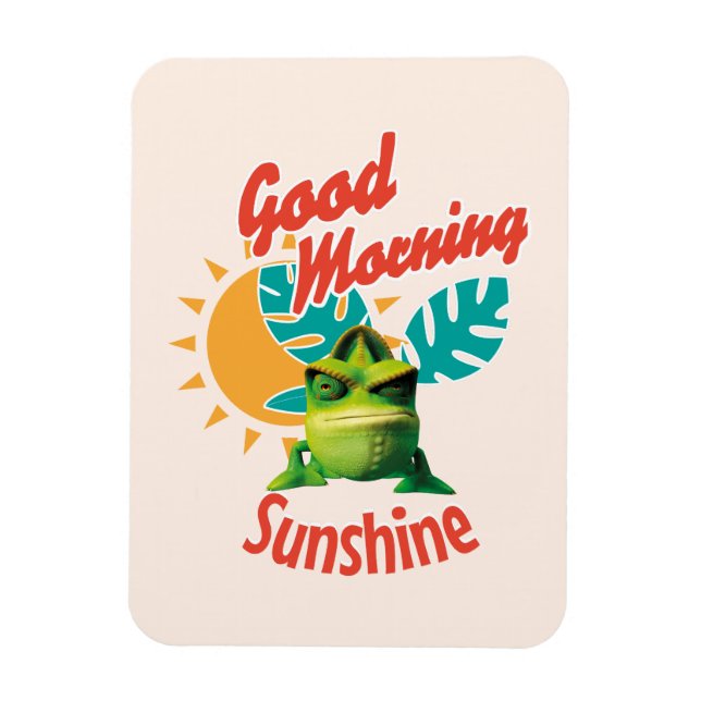 Magnet Flexible Bonjour Soleil Lézard Drôle (Vertical)