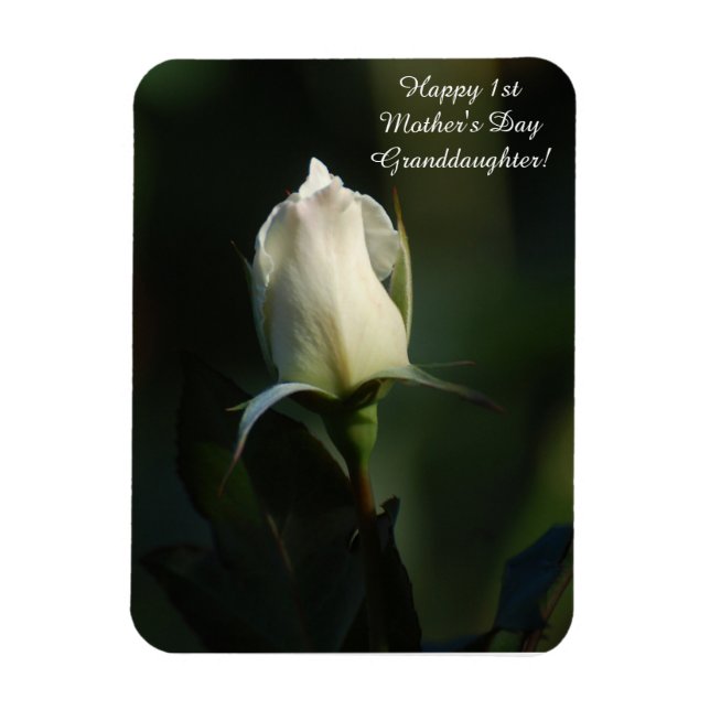 Magnet Flexible Bonne 1ère Fête des Mères Petite-fille (Vertical)