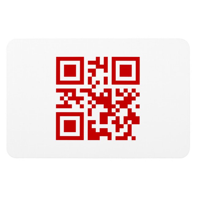 Magnet Flexible Bonne année ! — Code QR (Horizontal)