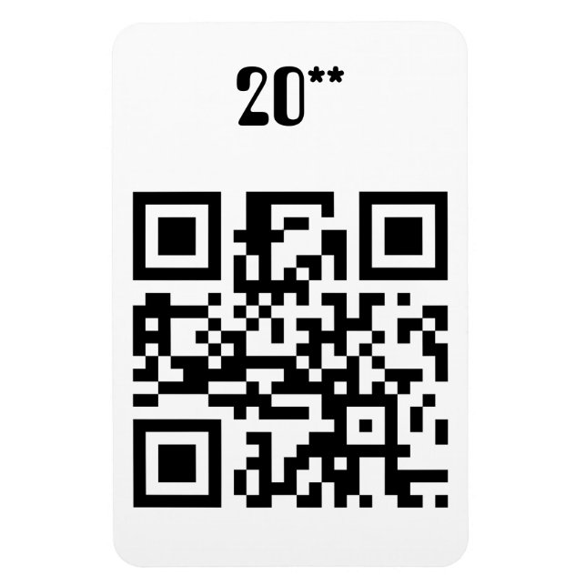 Magnet Flexible Bonne année - Français (Vertical)
