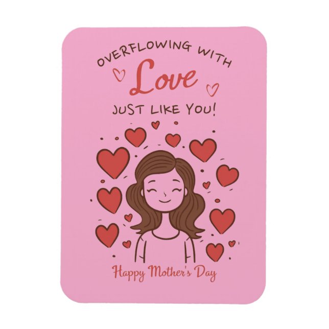 Magnet Flexible Bonne fête des mères (Vertical)