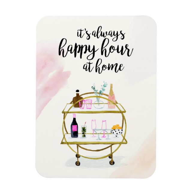 Magnet Flexible Bonne heure à la maison I (Vertical)