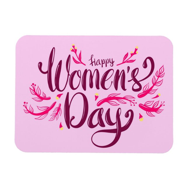 Magnet Flexible Bonne Journée des Femmes (Horizontal)