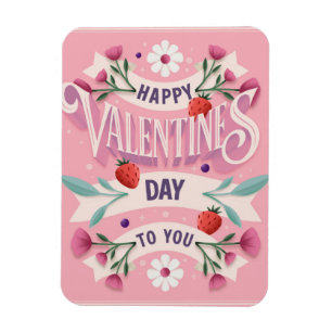 Magnet Flexible Bonne Saint Valentin pour vous