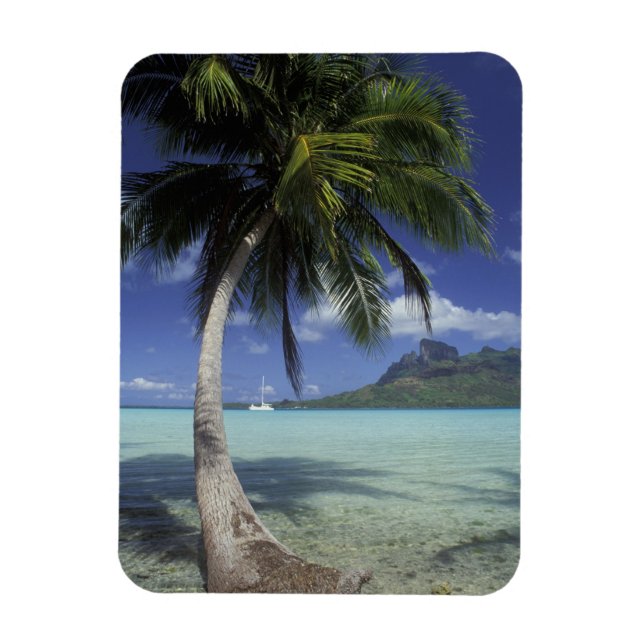 Magnet Flexible Bora Bora, Polynésie française Mt. Otemanu vu (Vertical)