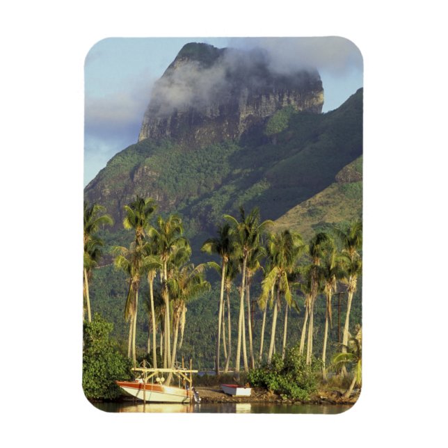 Magnet Flexible Bora Bora, Polynésie française Scène de bord de me (Vertical)