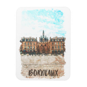 Magnet Flexible Bordeaux France Place de la Bourse Voyage