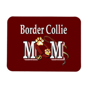 Magnet Flexible Bordure Collie Dog MOM