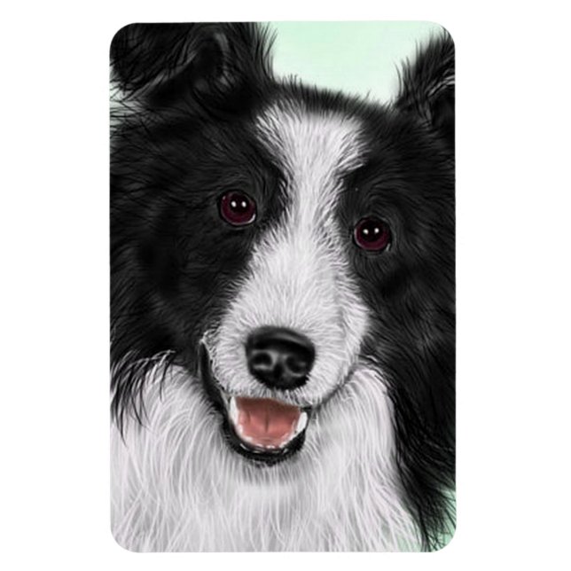 Magnet Flexible Bordure Collie magnétique flexible (Vertical)