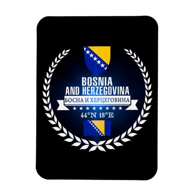 Magnet Flexible Bosnie-Herzégovine (Vertical)