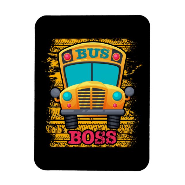 Magnet Flexible Boss de bus - Appréciation du conducteur de bus sc (Vertical)