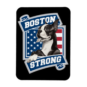 Magnet Flexible BOSTON STRONG TERRIER style crête