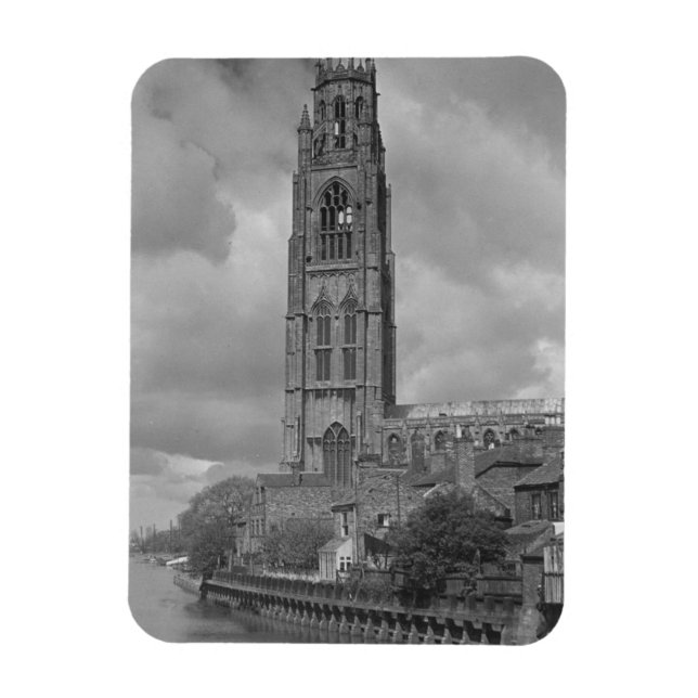 Magnet Flexible Boston Stump and River Welland, Lincolnshire (Vertical)