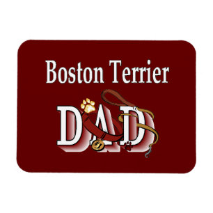 Magnet Flexible Boston Terrier Papa