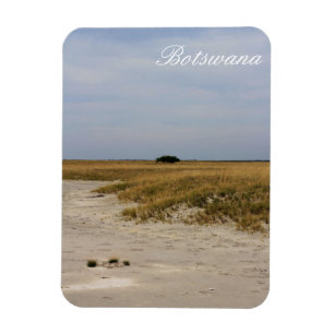 Magnet Flexible Botswana Landscape Salt Pans Savannah
