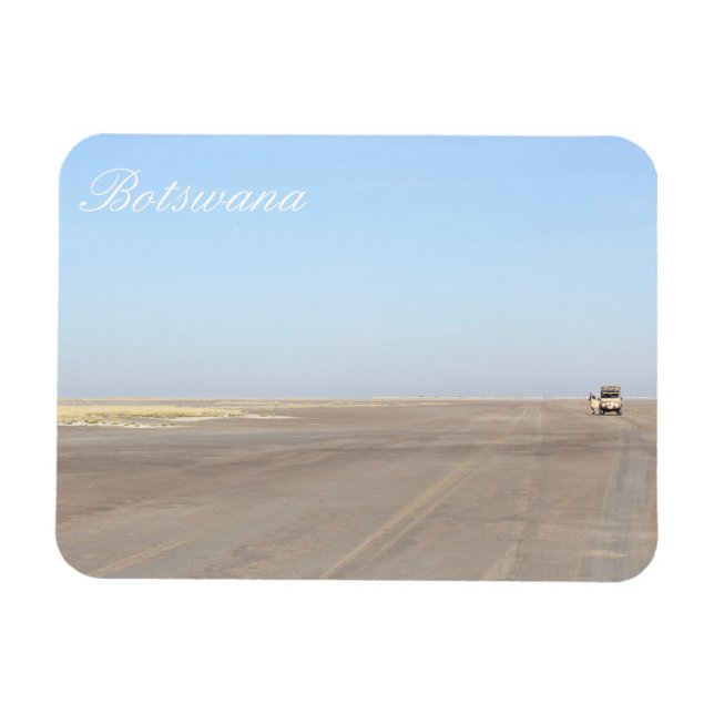 Magnet Flexible Botswana Paysage de salines Savannah (Horizontal)