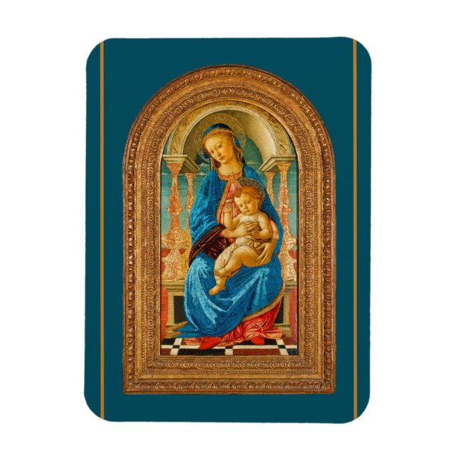 Magnet Flexible Botticelli Madonna et son enfant (Vertical)