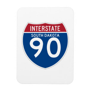 Magnet Flexible Bouclier d'autoroute nationale de l'écart-type