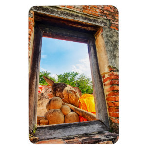 Magnet Flexible Bouddha couché, Ayutthaya