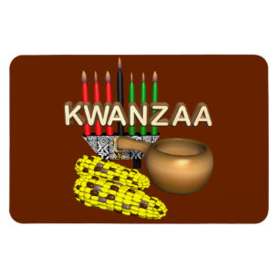 Magnet Flexible Bougies de Kwanzaa -