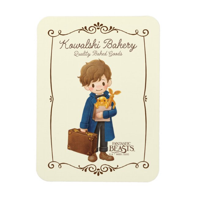 Magnet Flexible Boulangerie Kowalski - Newt Scamander (Vertical)