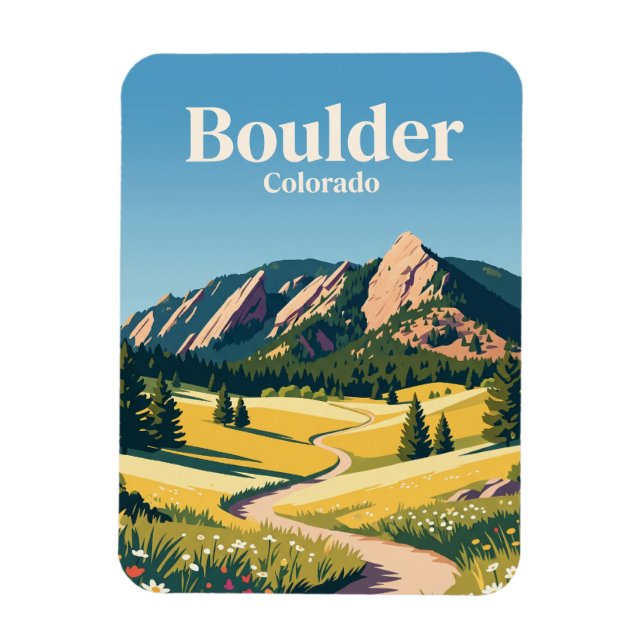 Magnet Flexible Boulder Colorado (Vertical)