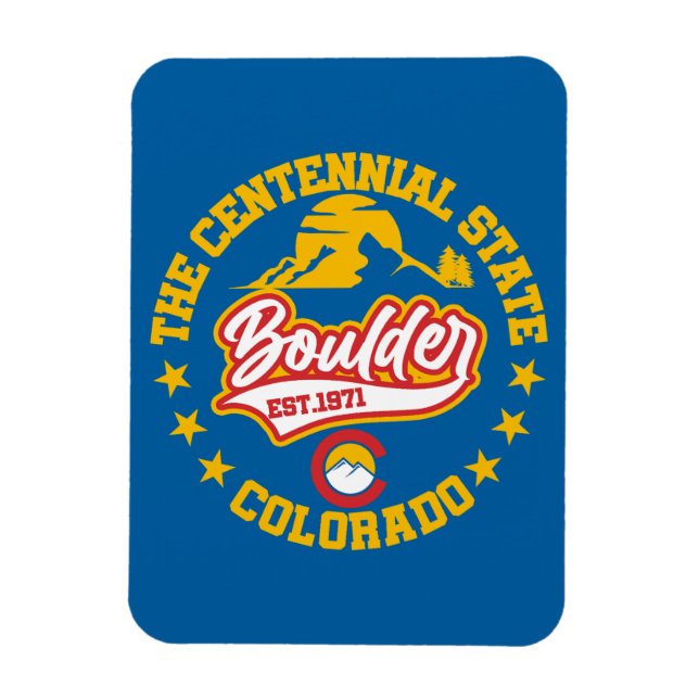 Magnet Flexible Boulder, Colorado (Vertical)