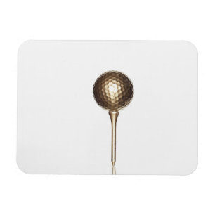 Magnet Flexible Boule de golf Gold et tee