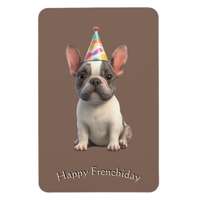 Magnet Flexible Bouledogue français (Vertical)