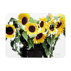 Magnet Flexible Bouquet de tournesol