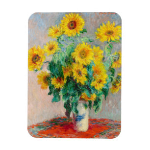 Magnet Flexible Bouquet de tournesols Claude Monet