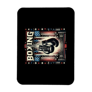 Magnet Flexible Boxe américaine - Boxer Vintage Bo