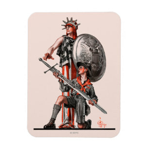 Magnet Flexible Boy Scout et Liberty