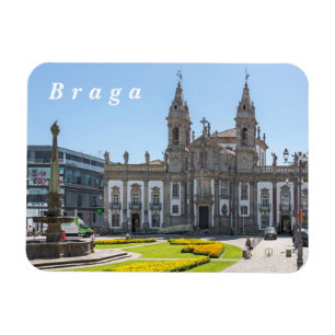 Magnet Flexible  Braga. Vue sur le centre ville.