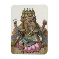 Brahma, dieu hindou de la création, du Voyage aux