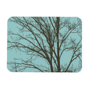 Magnet Flexible Branches d'arbre Brown bleu rustique