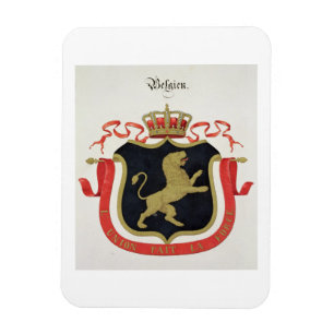 Magnet Flexible Bras de la famille royale belge, d'un collectio