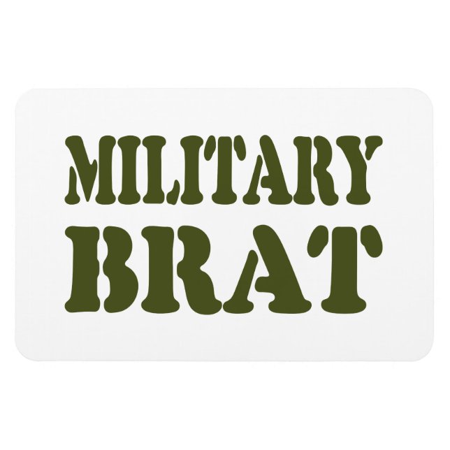 MAGNET FLEXIBLE BRAT MILITAIRE (Horizontal)